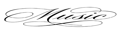 Music Script – tatuaj temporar 5 x 18 cm INSTATTOO