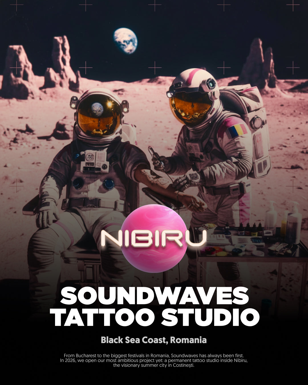 Soundwaves Tattoo Studio devine parte din experiența NIBIRU 2026
