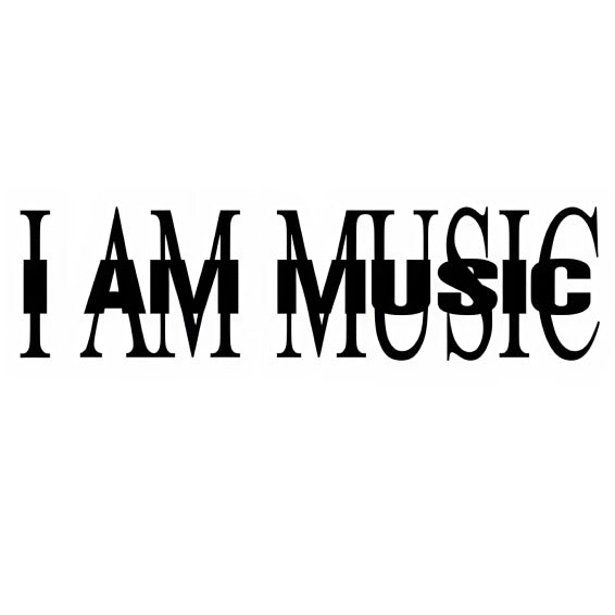 I Am Music Temporary Tattoo – 10x10 cm temporary tattoo