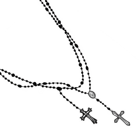 Rosary Crosses Temporary Tattoo – 10x10 cm temporary tattoo
