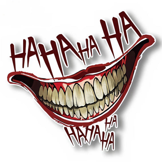 Happy Mafia Smile Temporary Tattoo – 10x10 cm temporary tattoo