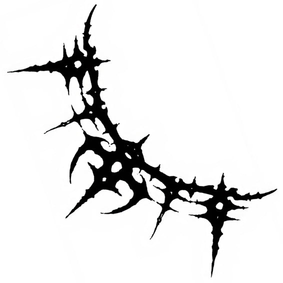 Tribal Thorns Temporary Tattoo – 10x10 cm temporary tattoo