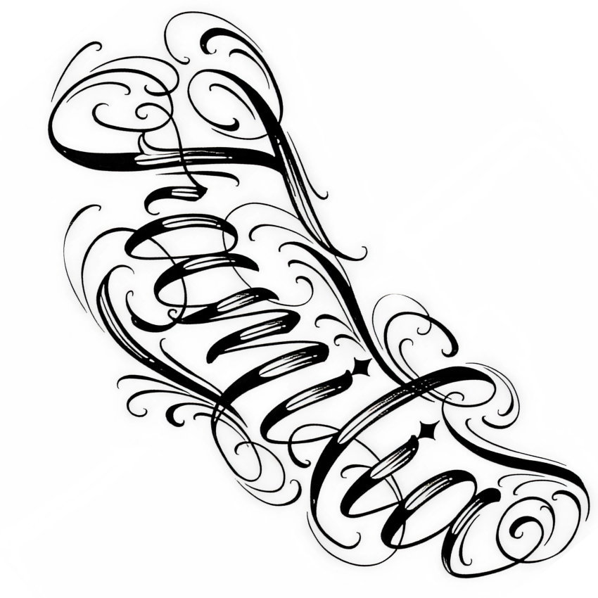 Familia Temporary Tattoo – 15x15 cm temporary tattoo