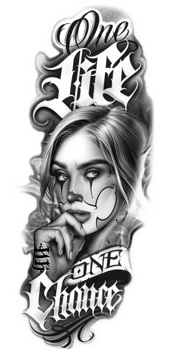 One Life One Chance – tatuaj temporar 20x10 cm