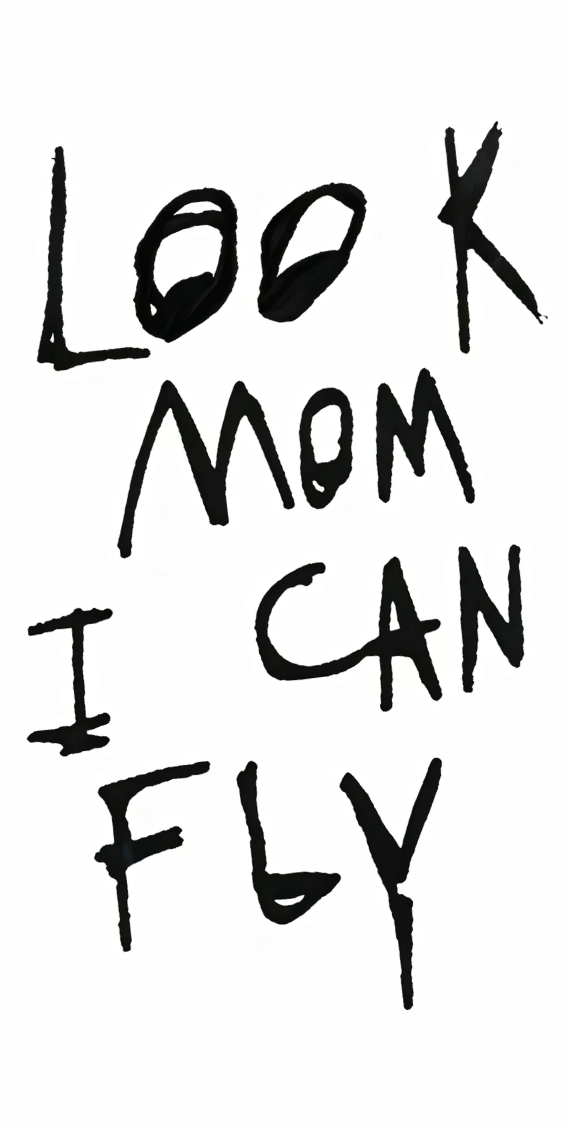 Look Mom I Can Fly – tatuaj temporar 20x10 cm