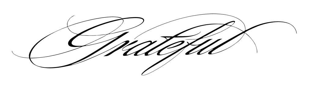 Grateful Script – tatuaj temporar 5 x 18 cm INSTATTOO