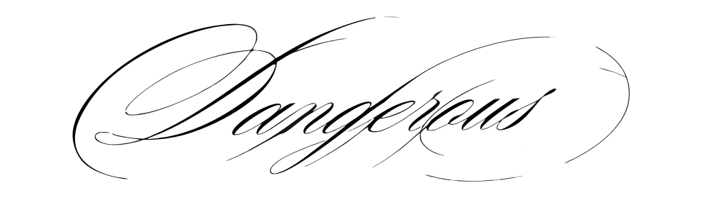 Dangerous Script – tatuaj temporar 5 x 18 cm INSTATTOO