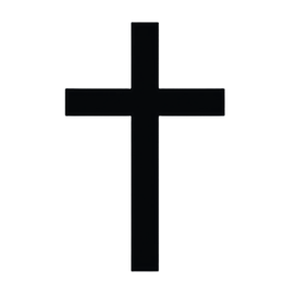 Brush Cross Temporary Tattoo – 5x5 cm temporary tattoo