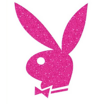 Pink Glitter Bunny Temporary Tattoo – 7x7 cm temporary tattoo