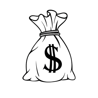 Money Bag Temporary Tattoo – 7x7 cm temporary tattoo