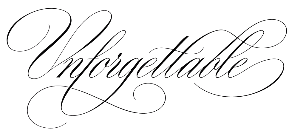 Unforgettable Script – tatuaj temporar 8 x 18 cm INSTATTOO
