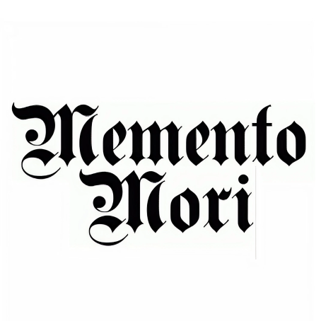 Memento Mori Temporary Tattoo – 8x8 cm temporary tattoo