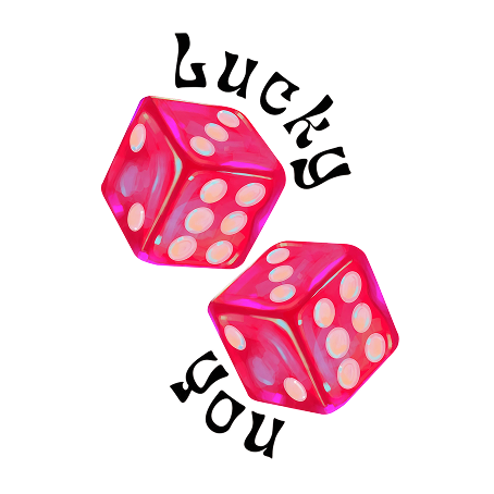 Lucky You Dice Temporary Tattoo – 8x8 cm temporary tattoo