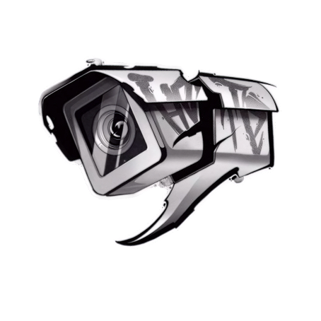 Security Camera Temporary Tattoo – 8x8 cm temporary tattoo