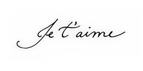 Je T’aime – tatuaj temporar 10 cm INSTATTOO