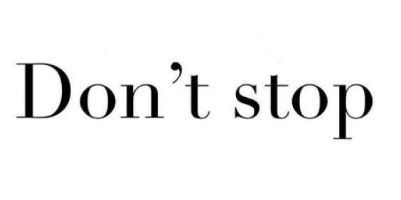 Don't Stop – tatuaj temporar 10 cm INSTATTOO