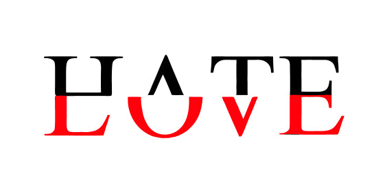 Hate Love – tatuaj temporar 10 cm INSTATTOO