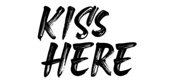 Kiss Here Brush – tatuaj temporar 10 cm INSTATTOO