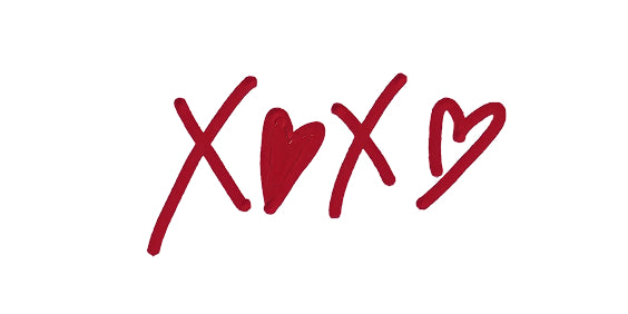 XOXO Hearts – tatuaj temporar 10 cm INSTATTOO